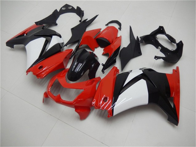 Kawasaki EX250 Motorrad Verkleidung 2008-2012 - Rot Weiss Schwarz