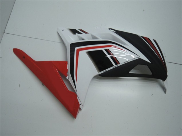 Kawasaki Ninja 300 EX300R Motorrad Verkleidung 2013-2024 - Weiss Rot Schwarz