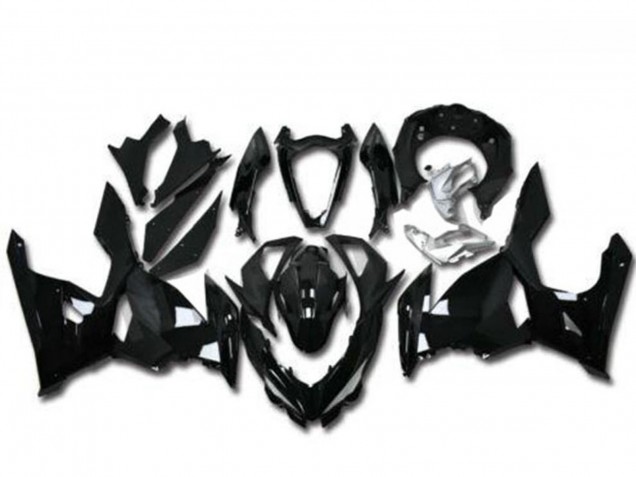 Kawasaki EX400 Motorrad Verkleidung 2018-2024 - Glanzendes Schwarz
