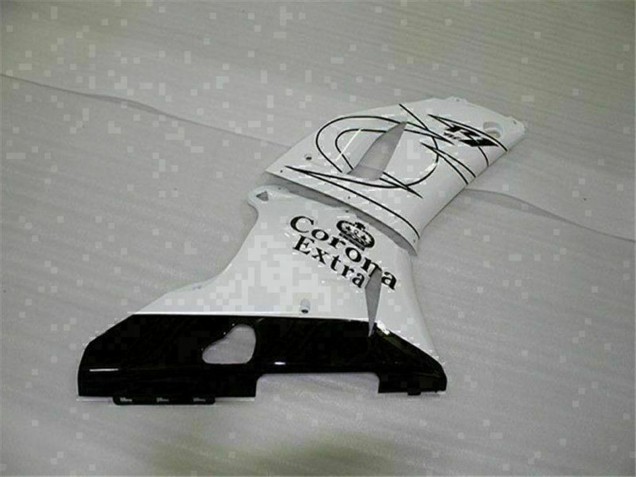 Yamaha YZF R1 Motorrad Verkleidung 2000-2001 - Weiss Schwarz Corona Extra