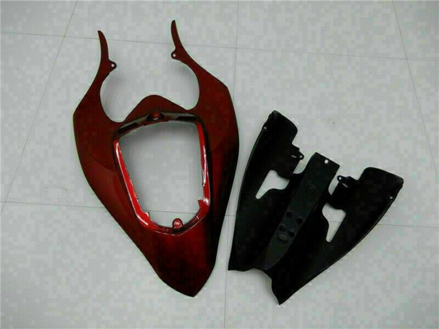 Yamaha YZF R1 Motorrad Verkleidung 2004-2006 - Kastanienbraun Rot Matt Schwarz
