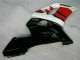 Yamaha YZF R6 Motorrad Verkleidung 1998-2002 - Weiss Rot Glanzendes Schwarz