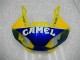 Yamaha YZF R6 Motorrad Verkleidung 1998-2002 - Gelb Blau Weiss Kamel Motul