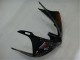 Yamaha YZF R6 Motorrad Verkleidung 2003-2004 - Glanzendes Schwarz Matt Schwarz Rot Aufkleber