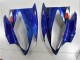 Yamaha YZF R6 Motorrad Verkleidung 2006-2007 - Blau Gelb Glanzendes Schwarz Hai
