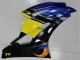 Yamaha YZF R6 Motorrad Verkleidung 2006-2007 - Blau Gelb Glanzendes Schwarz Hai