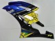 Yamaha YZF R6 Motorrad Verkleidung 2006-2007 - Blau Gelb Glanzendes Schwarz Hai