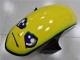 Yamaha YZF R6 Motorrad Verkleidung 2006-2007 - Blau Gelb Glanzendes Schwarz Hai