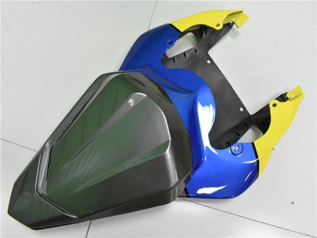 Yamaha YZF R6 Motorrad Verkleidung 2006-2007 - Blau Gelb Glanzendes Schwarz Hai