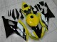 Yamaha YZF R6 Motorrad Verkleidung 2008-2016 - Gelb Weiss Glanzendes Schwarz