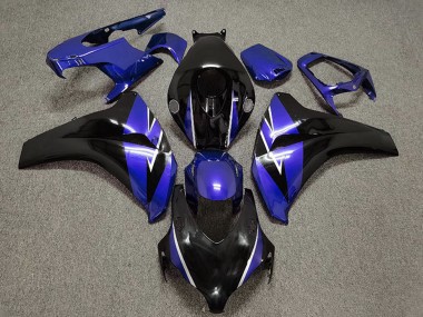 Honda CBR1000RR Motorrad Verkleidung 2008-2011 - Blau Glanzendes Schwarz
