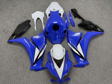 Honda CBR1000RR Motorrad Verkleidung 2012-2016 - Weiss Blau Glanzendes Schwarz