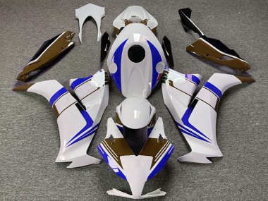 Honda CBR1000RR Motorrad Verkleidung 2012-2016 - Weiss Blau Braun