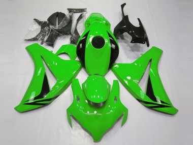 Honda CBR1000RR Motorrad Verkleidung 2008-2011 - Grun Glanzendes Schwarz OEM Stil