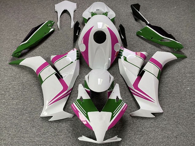 Honda CBR1000RR Motorrad Verkleidung 2012-2016 - Weiss Rosa Grun Schwarz