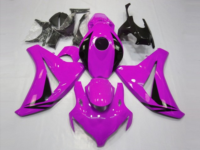 Honda CBR1000RR Motorrad Verkleidung 2008-2011 - Rosa Glanzendes Schwarz OEM Stil
