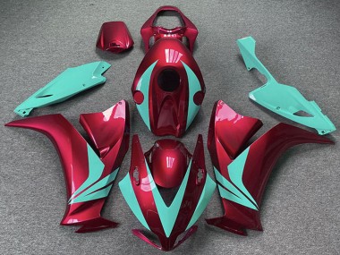 Honda CBR1000RR Motorrad Verkleidung 2012-2016 - Rot Blau Grun Blau