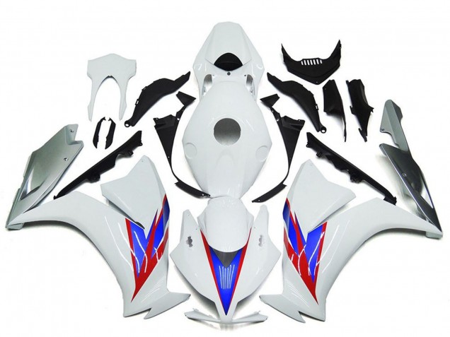 Honda CBR1000RR Motorrad Verkleidung 2012-2016 - Weiss Blau Rot Silber
