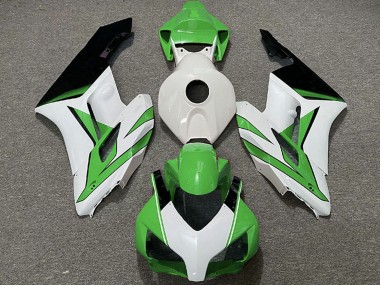Honda CBR1000RR Motorrad Verkleidung 2004-2005 - Weiss Grun Glanzendes Schwarz