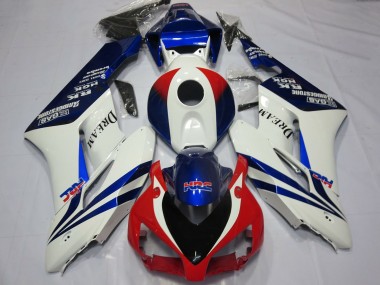 Honda CBR1000RR Motorrad Verkleidung 2004-2005 - Weiss Blau Rot HRC OEM Stil Dream