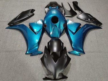 Honda CBR1000RR Motorrad Verkleidung 2012-2016 - Blau Matt Schwarz
