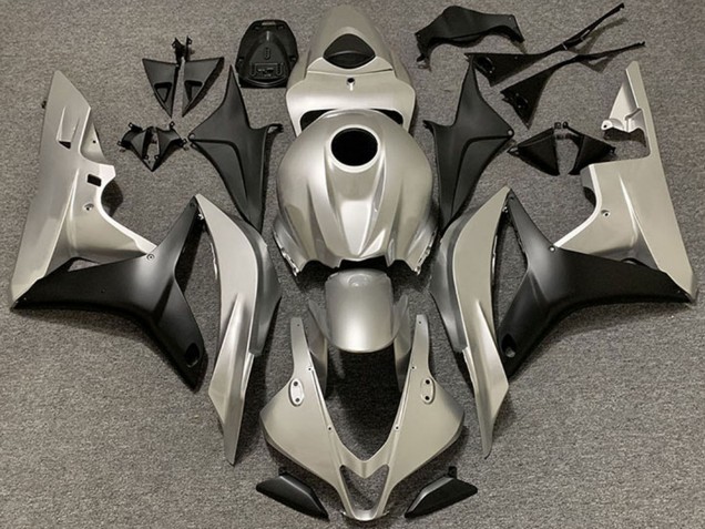 Honda CBR1000RR Motorrad Verkleidung 2006-2007 - Silber Matt Schwarz