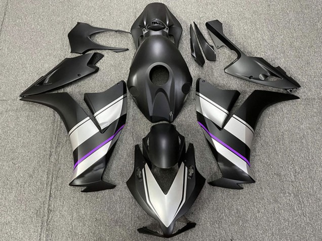Honda CBR1000RR Motorrad Verkleidung 2012-2016 - Silber Lila Matt Schwarz