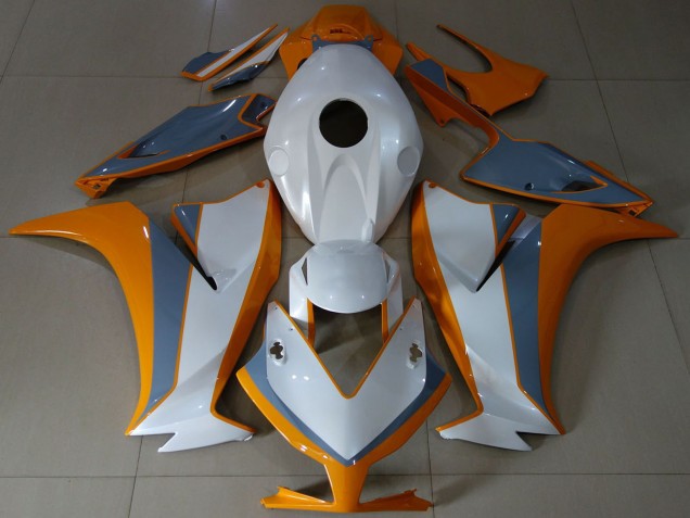 Honda CBR1000RR Motorrad Verkleidung 2012-2016 - Weiss Orange Grau