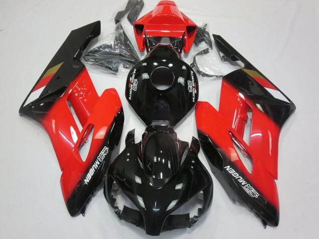 Honda CBR1000RR Motorrad Verkleidung 2004-2005 - Rot Glanzendes Schwarz Mugen