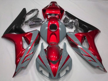 Honda CBR1000RR Motorrad Verkleidung 2006-2007 - Nardo Grau Rot Matt Schwarz