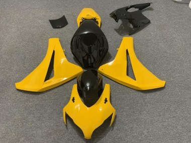 Honda CBR1000RR Motorrad Verkleidung 2008-2011 - Gelb Glanzendes Schwarz