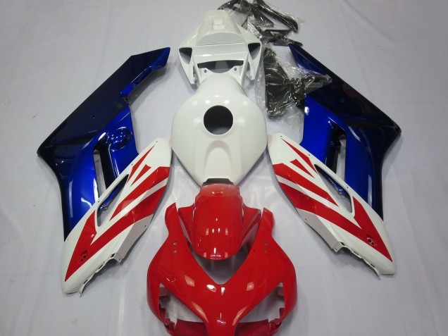 Honda CBR1000RR Motorrad Verkleidung 2004-2005 - Weiss Rot Blau