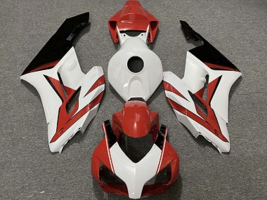 Honda CBR1000RR Motorrad Verkleidung 2004-2005 - Weiss Rot Glanzendes Schwarz