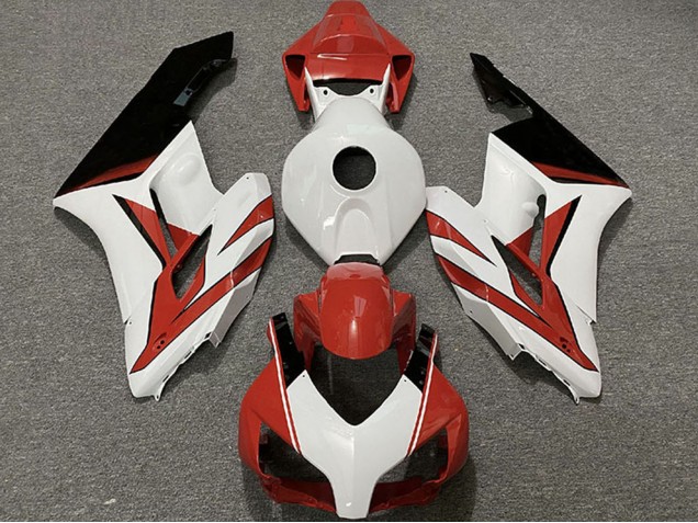 Honda CBR1000RR Motorrad Verkleidung 2004-2005 - Weiss Rot Glanzendes Schwarz