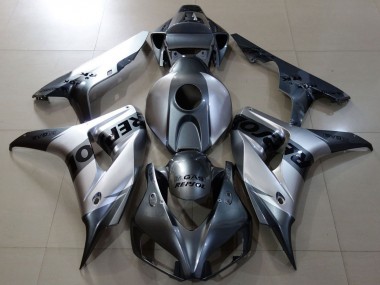 Honda CBR1000RR Motorrad Verkleidung 2006-2007 - Silber Grau Schwarz Repsol