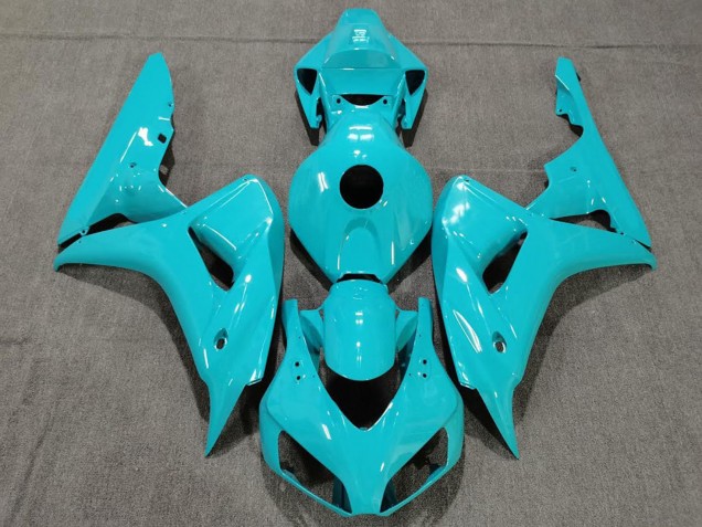 Honda CBR1000RR Motorrad Verkleidung 2006-2007 - Blau Grun Blau