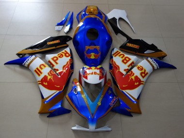 Honda CBR1000RR Motorrad Verkleidung 2012-2016 - Weiss Blau Gold Red Bull