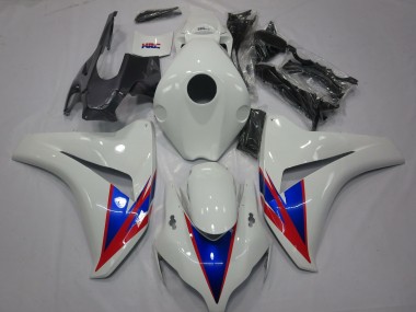 Honda CBR1000RR Motorrad Verkleidung 2008-2011 - Weiss Blau Rot