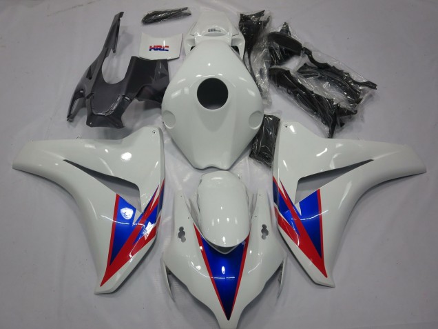 Honda CBR1000RR Motorrad Verkleidung 2008-2011 - Weiss Blau Rot