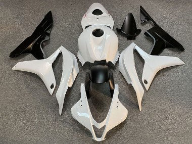 Honda CBR600RR Motorrad Verkleidung 2007-2008 - Weiss Matt Schwarz