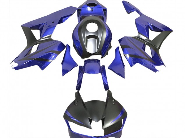 Honda CBR600RR Motorrad Verkleidung 2013-2023 - Blau Matt Schwarz