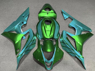 Honda CBR600RR Motorrad Verkleidung 2007-2008 - Grun Blau Grun Blau