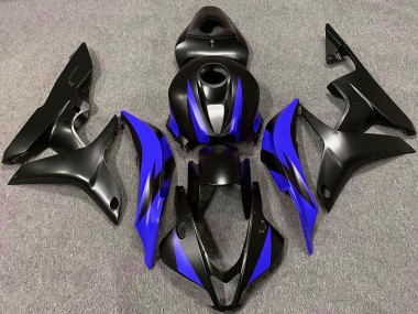 Honda CBR600RR Motorrad Verkleidung 2007-2008 - Blau Matt Schwarz
