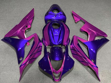 Honda CBR600RR Motorrad Verkleidung 2007-2008 - Blau Rosa