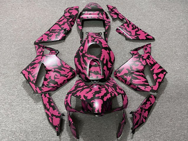 Honda CBR600RR Motorrad Verkleidung 2003-2004 - Rot Schwarz Camouflage