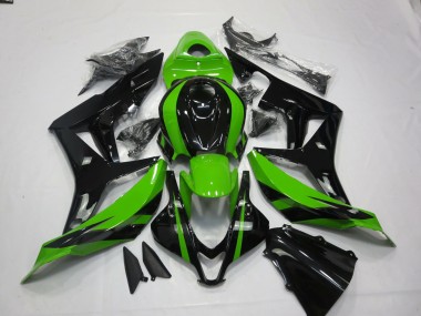 Honda CBR600RR Motorrad Verkleidung 2007-2008 - Grun Glanzendes Schwarz