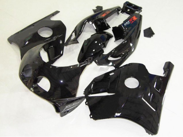 Honda CBR250RR Motorrad Verkleidung 1990-1998 - Glanzendes Schwarz