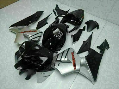 Honda CBR600RR Motorrad Verkleidung 2005-2006 - Glanzendes Schwarz Silber