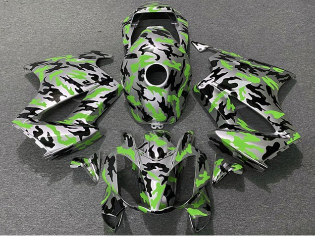 Honda VFR 800 Motorrad Verkleidung 2002-2013 - Grun Camouflage