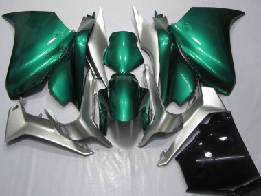 Honda VFR 1200 Motorrad Verkleidung 2010-2014 - Silber Seafoam Grun